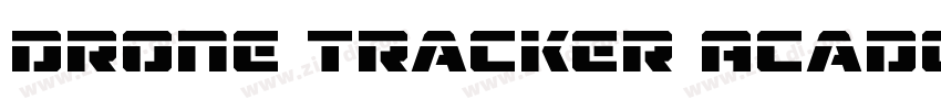 Drone Tracker Academ字体转换